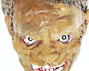 Leatherface Character Drawer Pull Knob - Leather Face Texas Chainsaw Massacre Scary Halloween Movie Mask Horror Movie Cabinet Knob