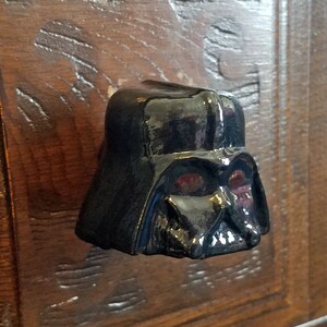 Star Wars Darth Vader Drawer Knobs Star Wars Furniture Knob Darth Vader Cabinet Pulls image 5