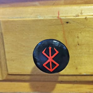 Berserker Brand Icon Drawer Knob Cabinet Pull