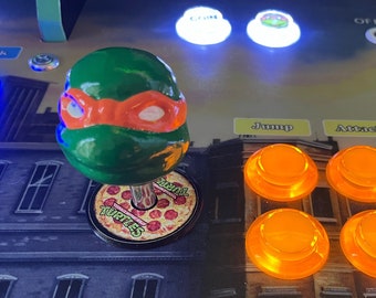 Teenage Mutant Ninja Turtles Drawer Pulls | TMNT Dresser Knobs | Retro Arcade Knob | Kids Room Decor
