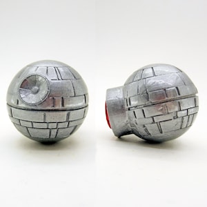 Star Wars Death Star Furniture Knob - retro sci fi video game decor compatible w/ cabinets closets cupboards dressers drawers & more