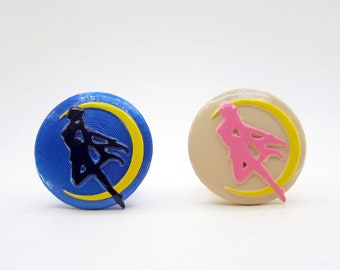 Sailor Moon Silhouette Drawer Pulls