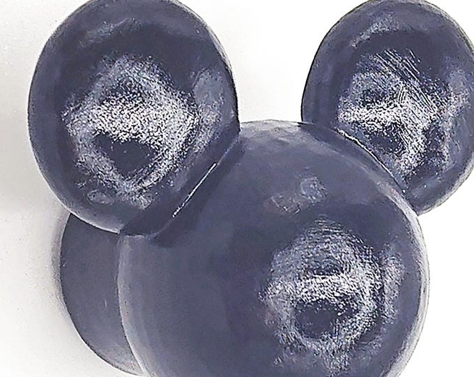 Featured listing image: Mickey Mouse Ears Drawer Knob Cabinet Pull - Metallic Gold Silver Bronze Black White