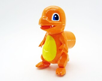 Pokemon Dresser Knob - Charmander Drawer Knob | Pokemon Cabinet Pulls | Nintendo Furniture Knobs | Pokemon Kids Furniture Playroom Decor