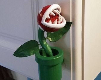 Super Mario Piranha Plant Pull Handle | Super Mario Bros