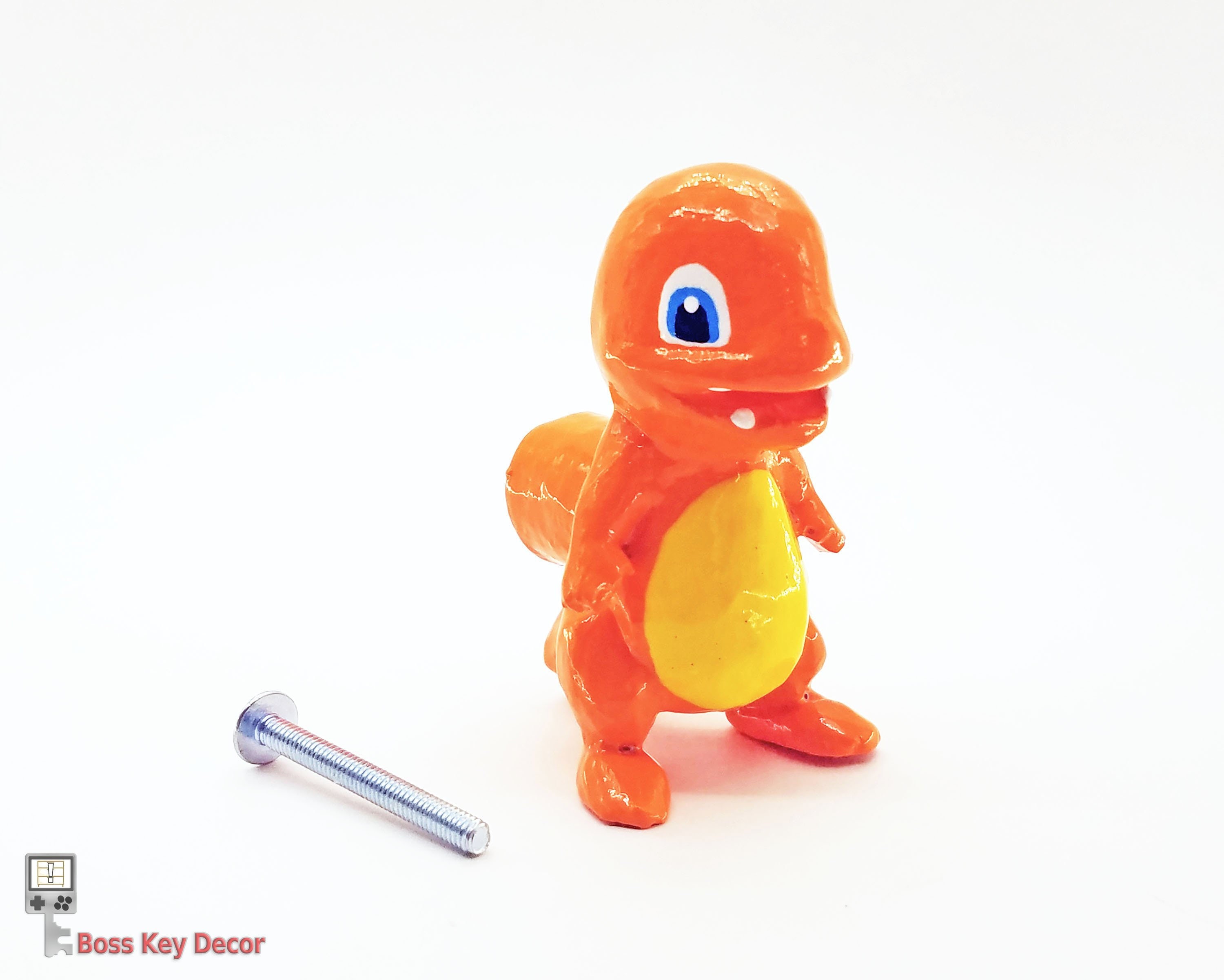 Charmander Resin Pull Knob Pokemon Drawer Knobs Nintendo Etsy