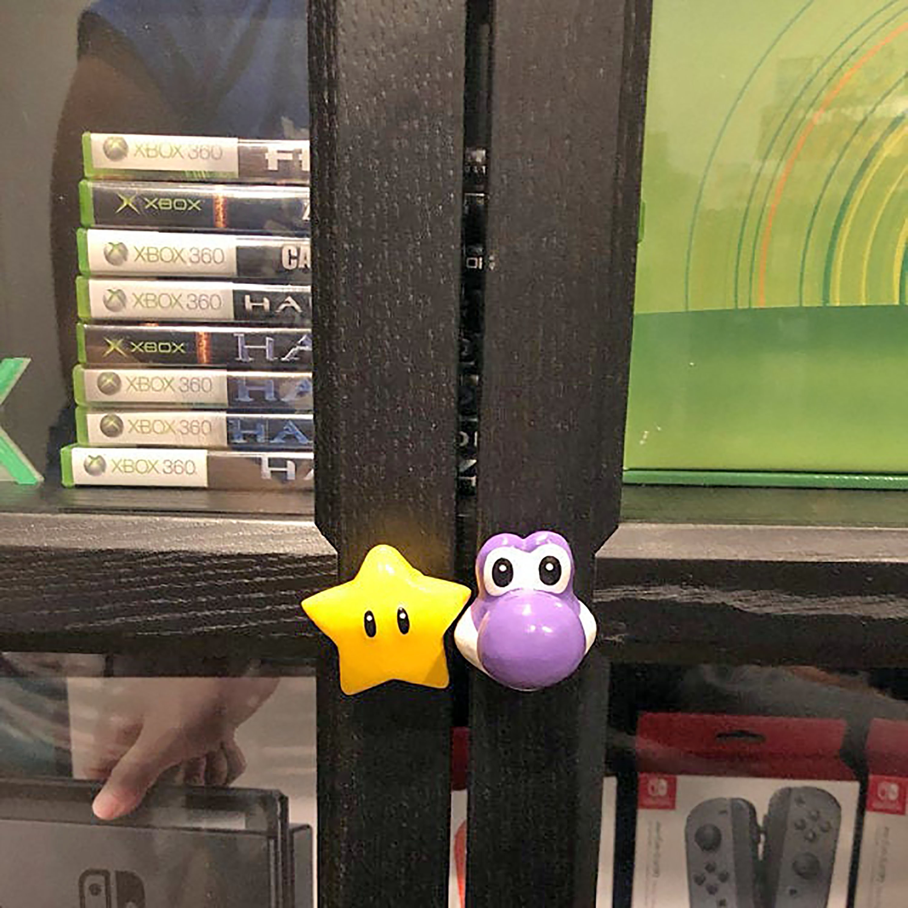 Yoshi Drawer Pulls Multiple Colors Available Super Mario Bros