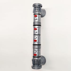 Tirador de cajón con forma de sable de luz de Star Wars - Tirador de cajón con forma de sable de luz doble de Darth Maul, decoración de Star Wars, tirador de armario