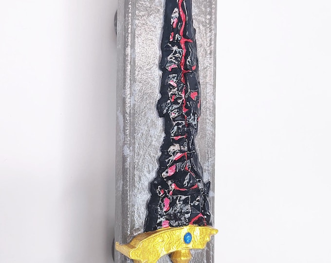 Featured listing image: Elden Ring Legendary Weapons Vertical Pull Handle - Nightreign Video Game Decor