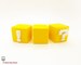 Super Mario Yellow Block Furniture Knobs - nintendo video game decor compatible w/ cabinets closets cupboards dressers drawers & more 