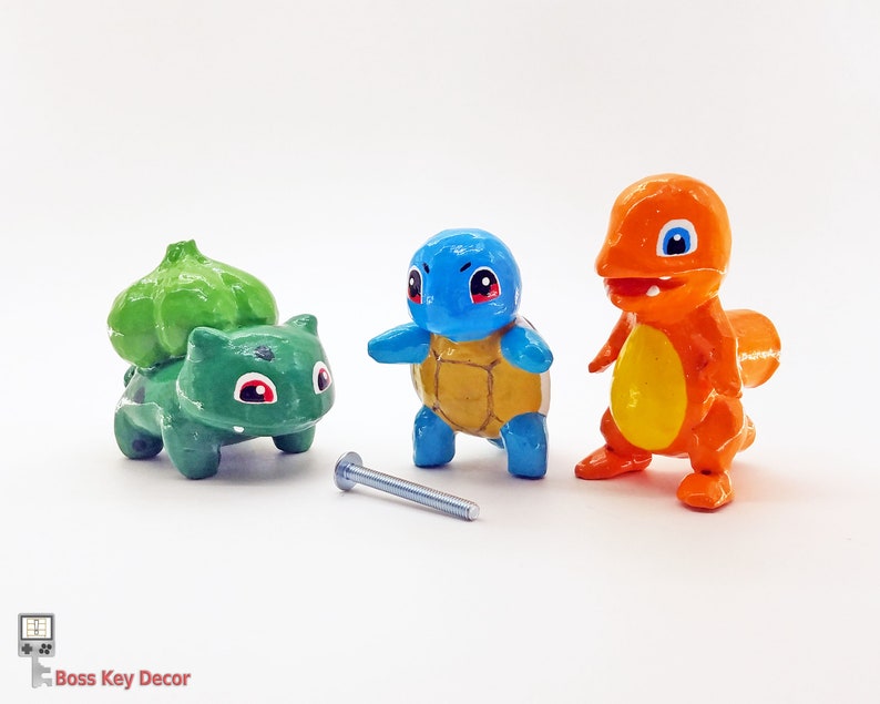 Pokemon Dresser Knob Charmander Drawer Knob Pokemon Etsy