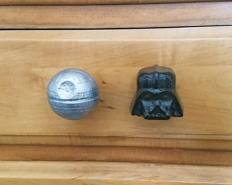 Star Wars Darth Vader Drawer Knobs Star Wars Furniture Knob Darth Vader Cabinet Pulls image 9