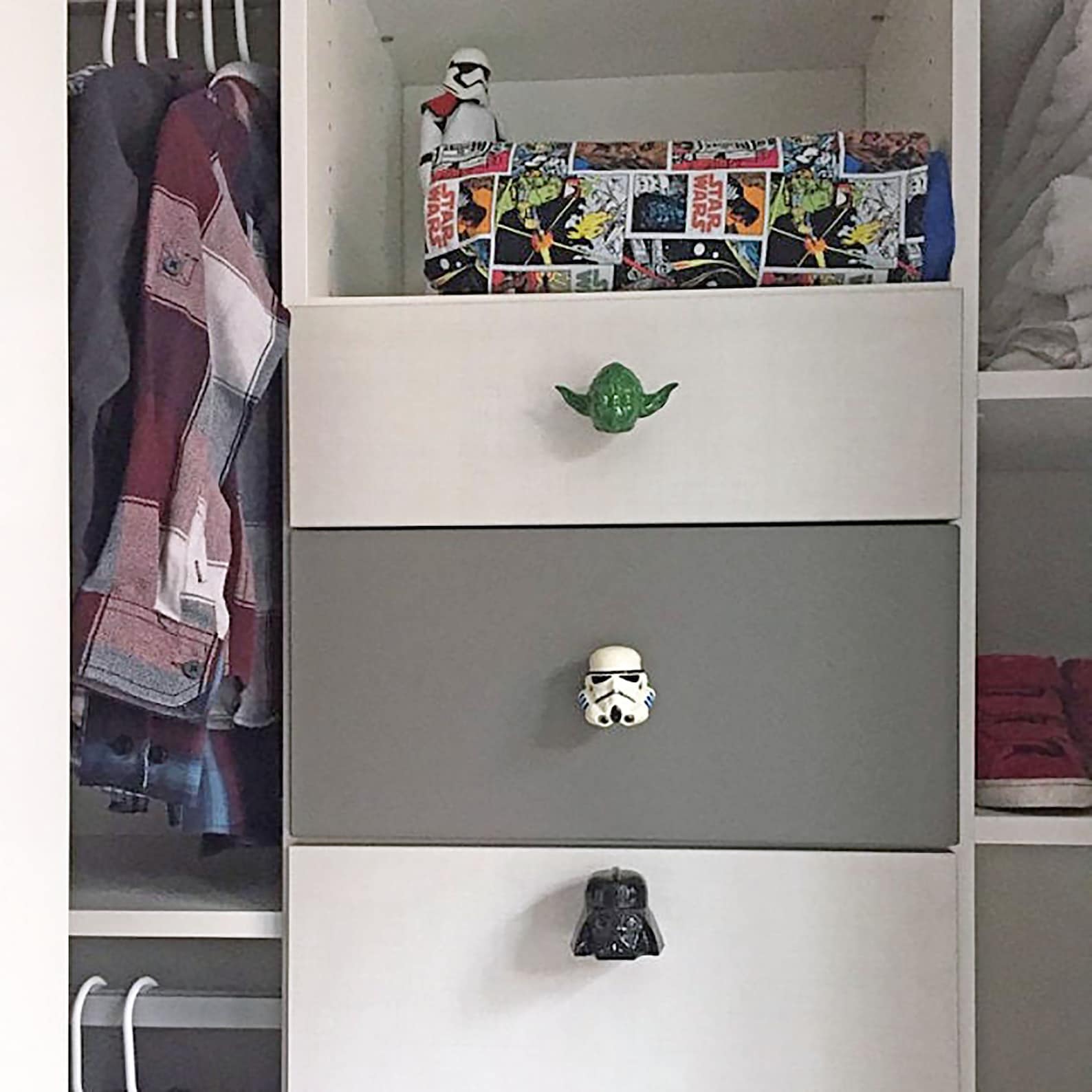 Yoda Furniture Knob Star Wars Drawer Pulls Star Wars Decor Etsy