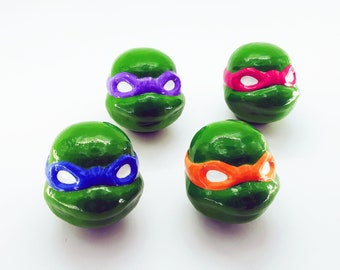 Teenage Mutant Ninja Turtles Drawer Pulls | TMNT Dresser Knobs | Retro Arcade Knob | Kids Room Decor