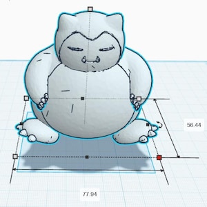 Tirador de armario de Snorlax - Tirador de puerta grande de Pokémon, bonito, para dormitorio, guardería o habitación infantil, decoración de armario, regalo único
