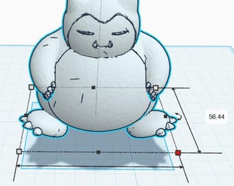 Snorlax Closet Knob - Large Pokémon Door Pull Big Cute Bedroom Nursery Kids Room Decor Cabinet Handle Unique Gift