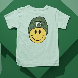Shamrock Smiley DTF Transfer
