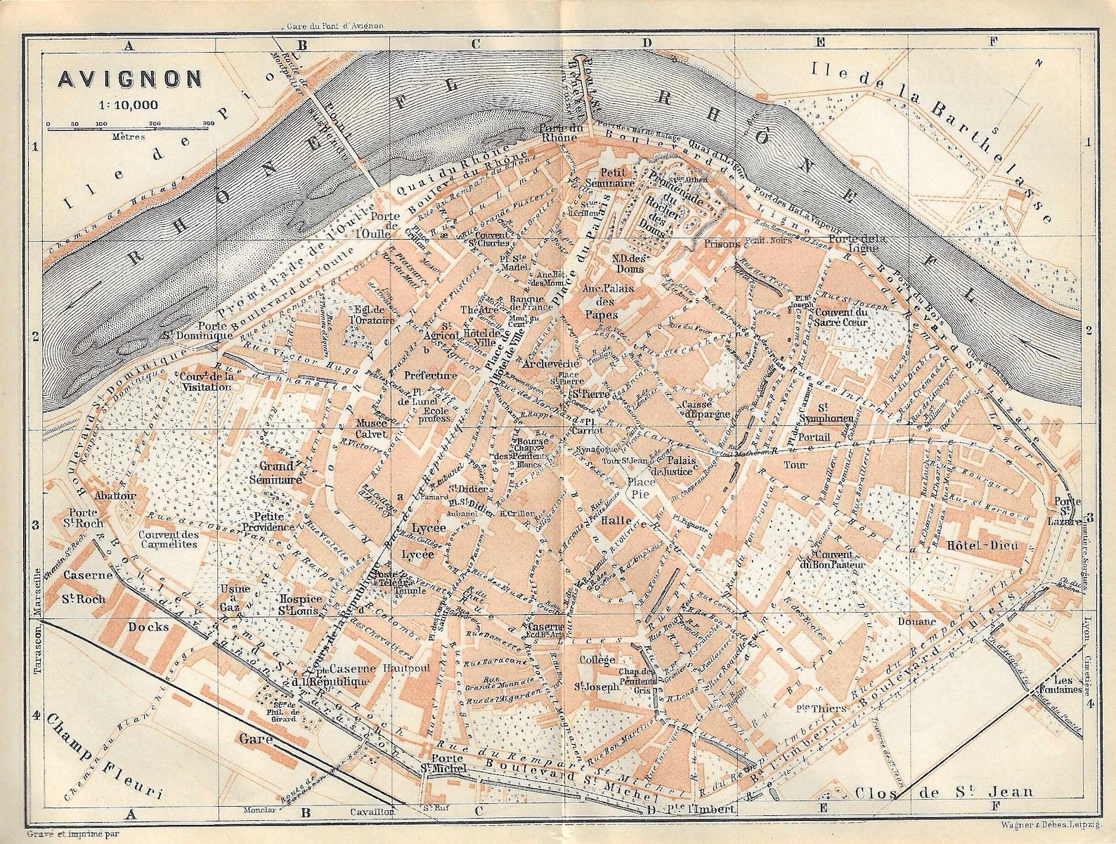 Vintage Travel Guide Print Avignon France City Map From 1906 Etsy vintage-travel-guide-print-avignon-france-city-map-from-1906-etsy