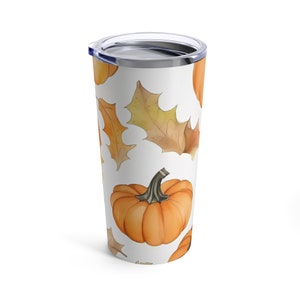 Pumpkins & Leaves Tumbler 20oz