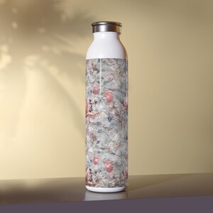 Wild Flowers Slim Water Bottle