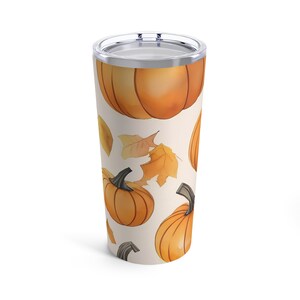 Pumpkins & Leaves Tumbler 20oz