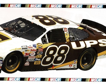 Dale Jarrett - #88 - 2004 Nascar Wallpaper Borte - Ups - Vintage - 16135