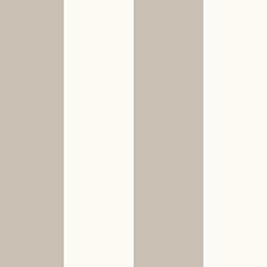 Carta da parati a righe da 2 5/8" in champagne metallizzato e bianco SS28414
