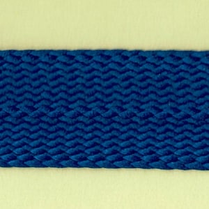 5 yards 7/8" koningsblauwe platte gevlochten rand 21691