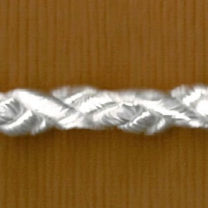 5 iarde di cordoncino tondo bianco da 3/16" e 5 mm, 99506W