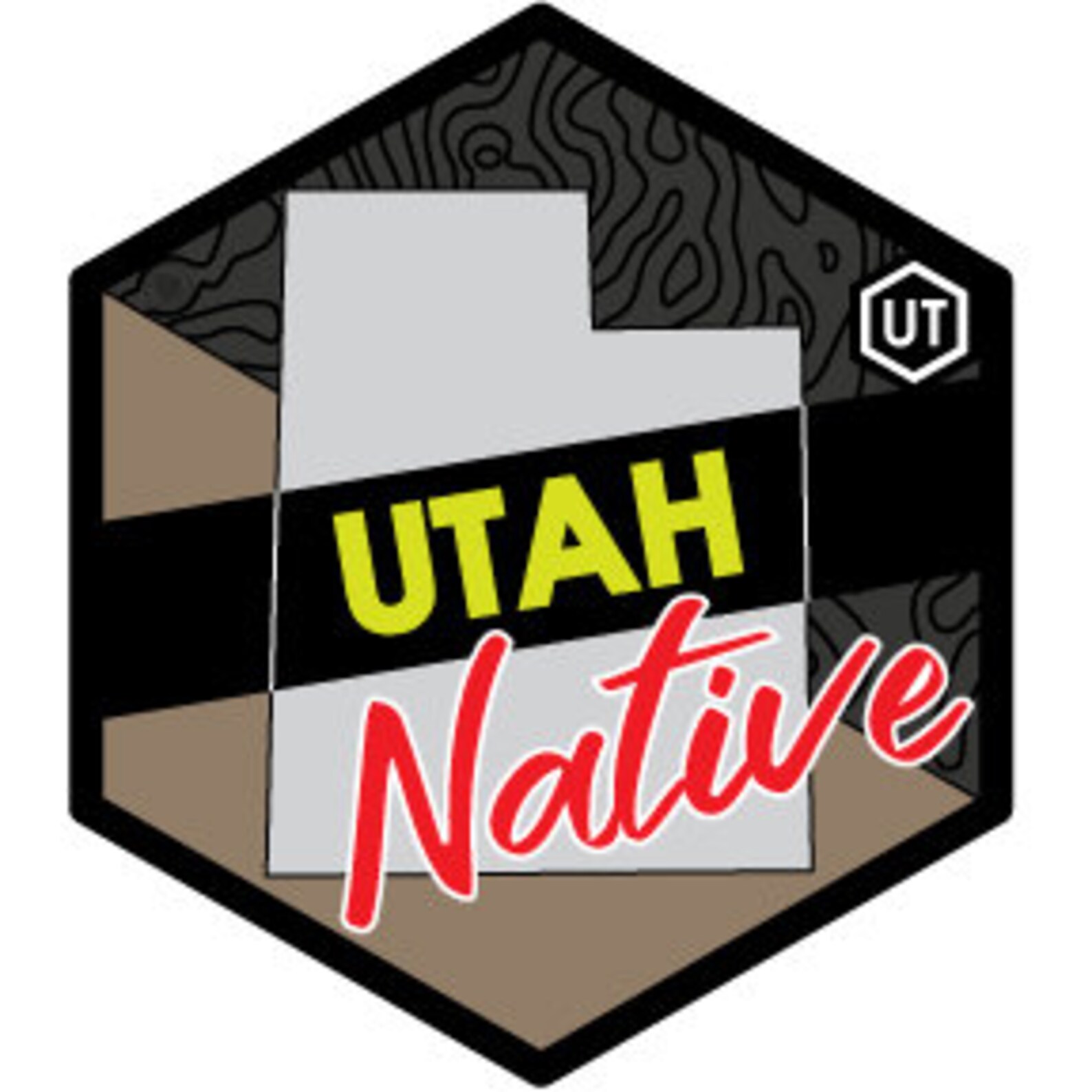 Uintah Sticker Utah State Native Sticker 4x4 Inch - Etsy