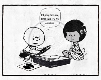 Tang is for the Children - Hip hop kids - old comic strip style