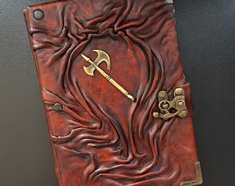 Viking Axe Leather Journal – Norse Medieval Diary