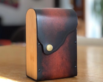 Personalized Leather Tarot Case: Handcrafted Deck Holder