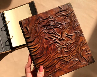 A5 Leather Binder 2-Ring Refillable
