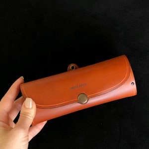 Leather Sunglasses Case, Eyeglass Holder, Birthday Gift