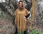 Winter Coat, Hooded Wool Cape Cloak Poncho, GOT Poncho, Knight Ponchos, Bohemian Ponchos, Festival Clothing, Unisex Poncho, Women Men Coat