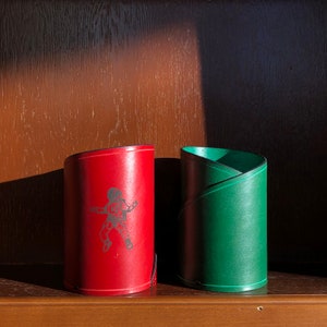 Laser Engraving for Leather Pencil Cup