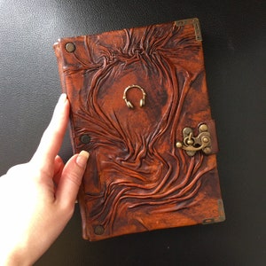 Leather Notebook, DJ Gift, Headphones Journal