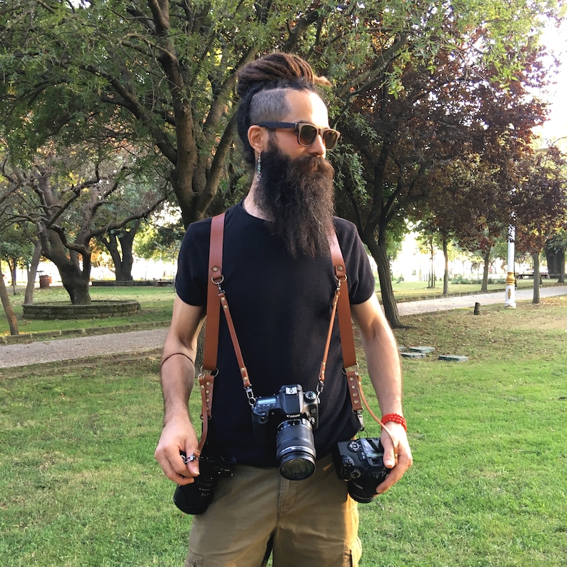 Wedding Camera Harness Leather Multi Camera Harness Dual Etsy UK