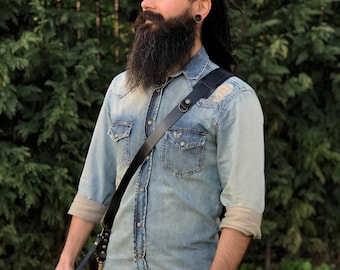 Correa de cuero para cámara DSLR individual