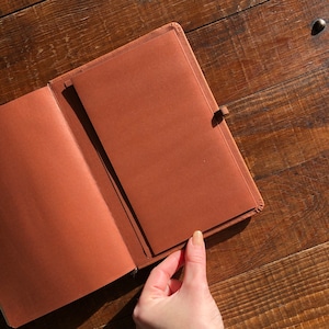Vegan Leather Journal / Faux Leather Notebook