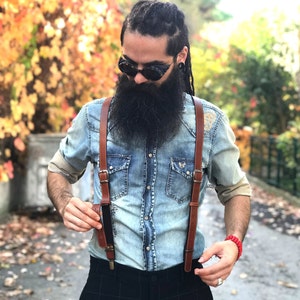 Tirantes para padrinos de boda, tirantes de cuero para hombre, traje para portador de anillos