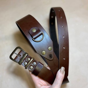 Brown Leather Camera Strap, Single DSLR Harness, Photographer Gift