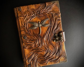 Dragonfly Leather Journal, Meditation Journal