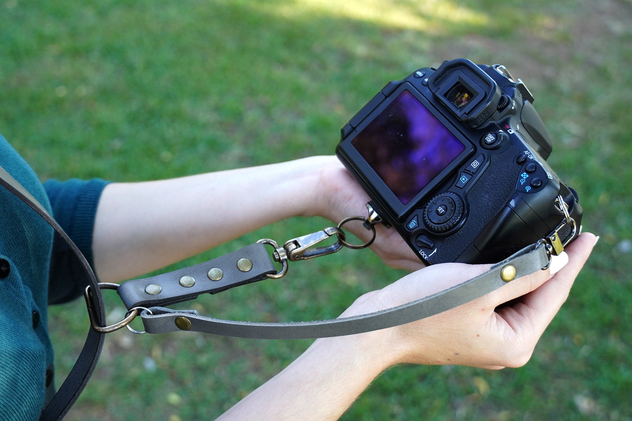 Camera Shoulder Strap Custom Leather Sling Canon Nikon DSLR Etsy