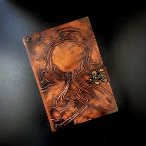 Rustic Leather Notebook, Personalized Leather Journal, Gift for Students