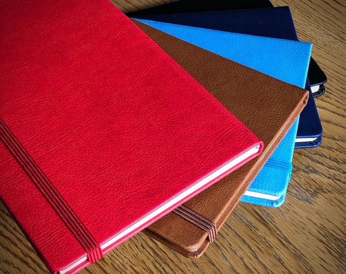 A5 Vegan Leather Journal / Faux Leather Notebook