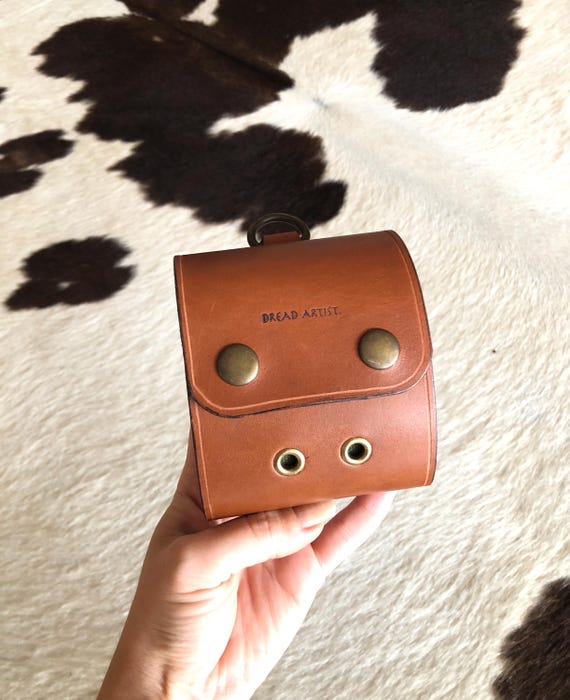 レザーとワックスキャンバスのフォージングバッグ、ブッシュクラフト