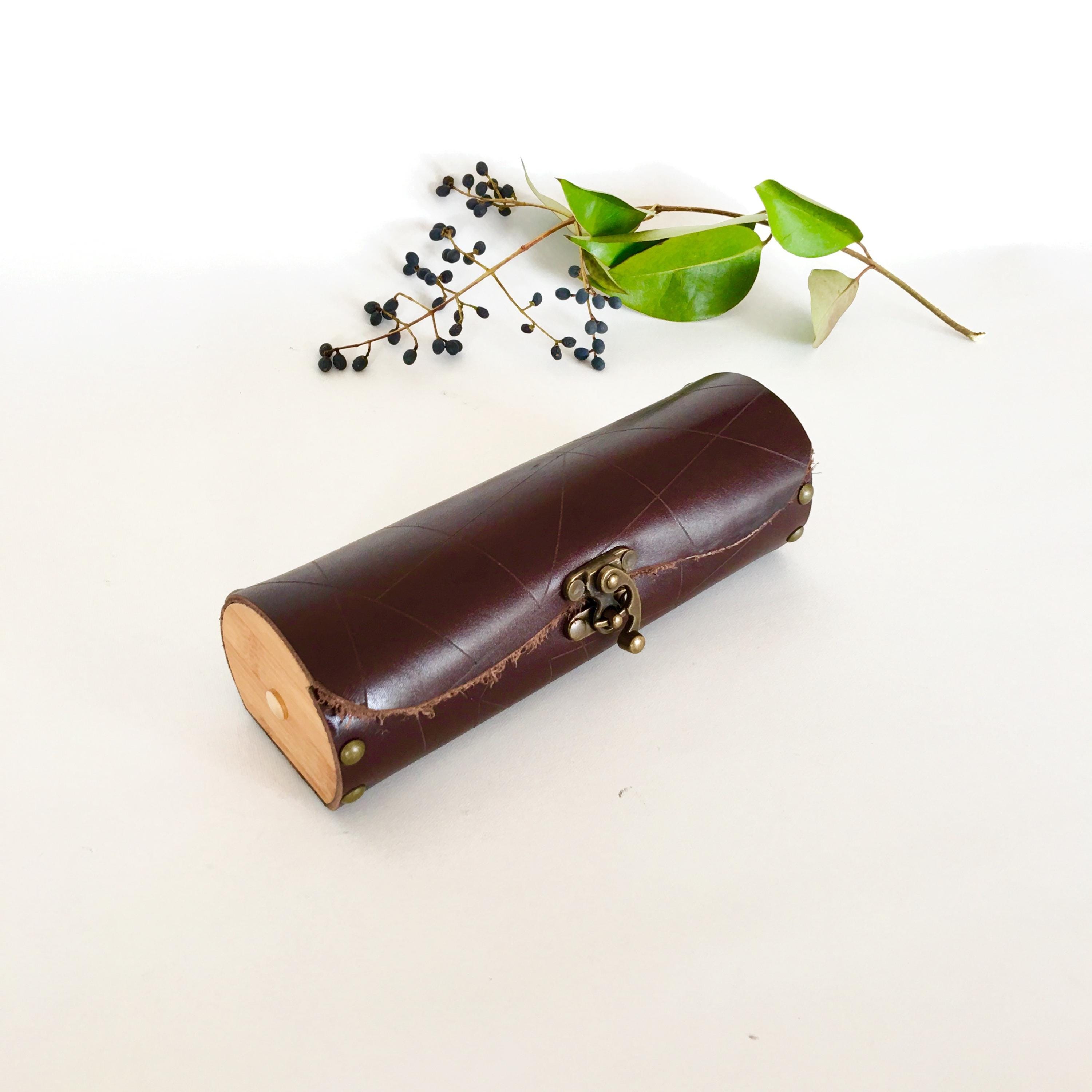 STILORD Etui Alfons Kleines Federmäppchen Erwachsene Leder