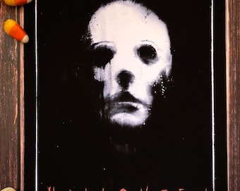 Halloween Michael Myers-  8x10 Horror Movie Poster, Witchcraft, Satanic Decor, Laurie Strode, The Shape